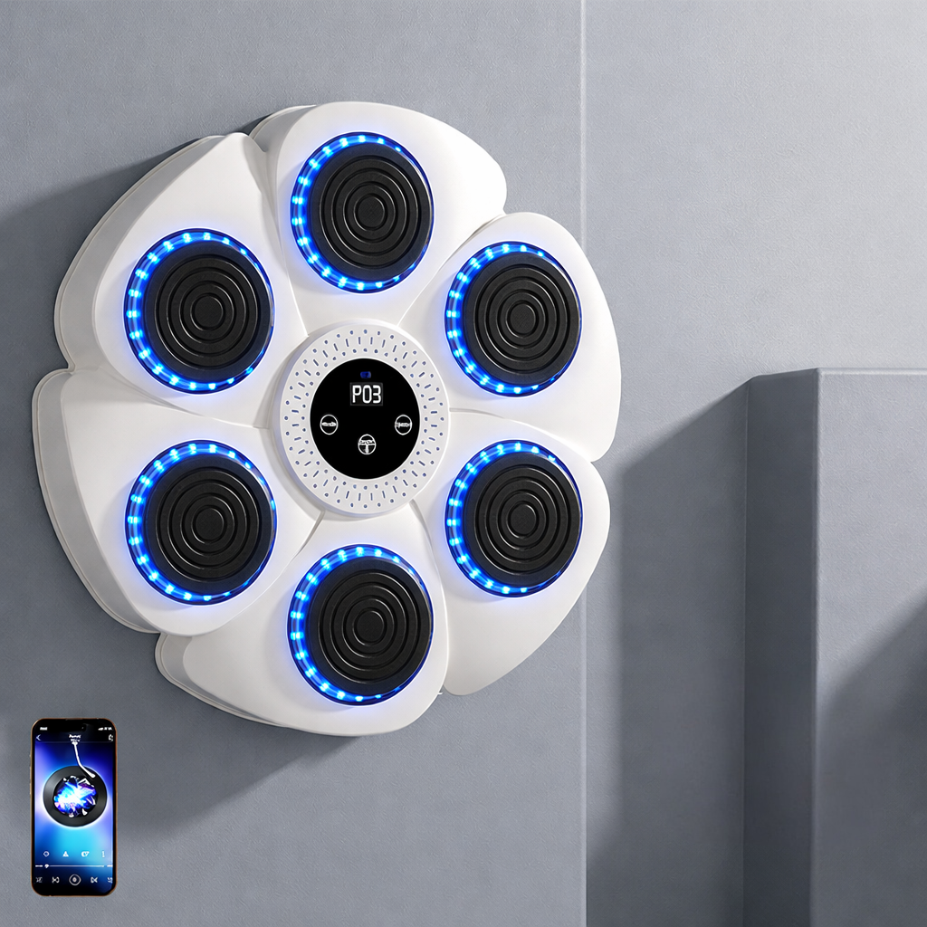 Bokstrainer Reactie Wand Trainer Licht Handschoenen