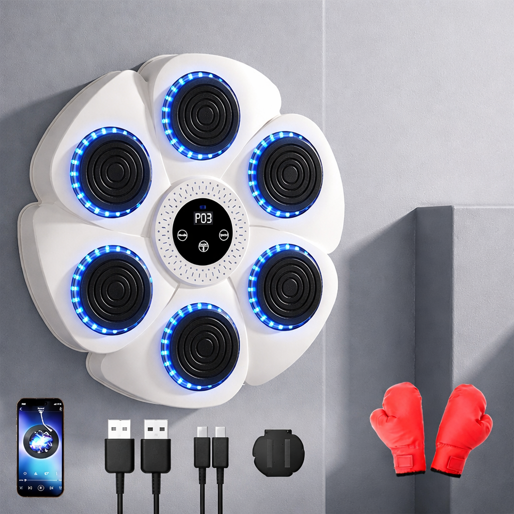 Bokstrainer Reactie Wand Trainer Licht Handschoenen