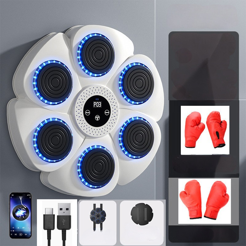 Bokstrainer Reactie Wand Trainer Licht Handschoenen