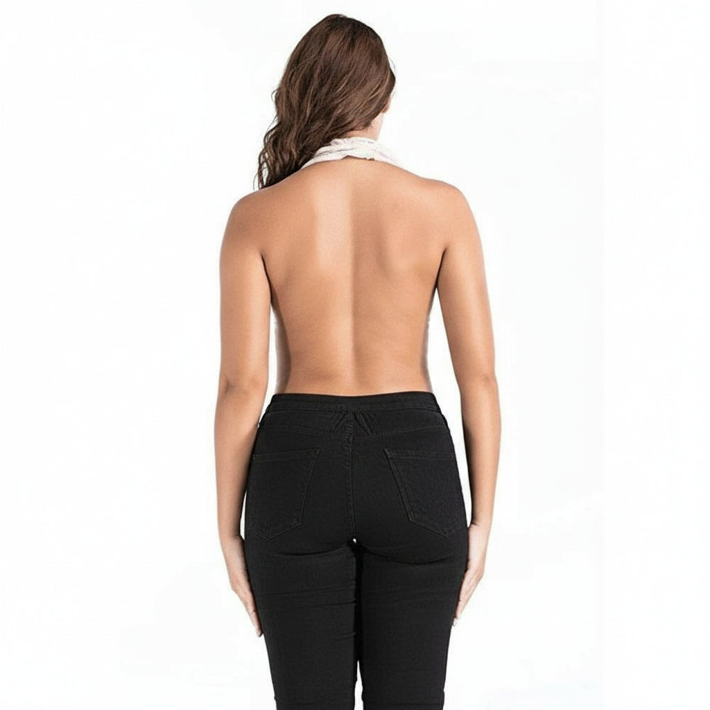 Breathable Cotton Wireless Bra Soft Cozy Terry Cloth Design 4