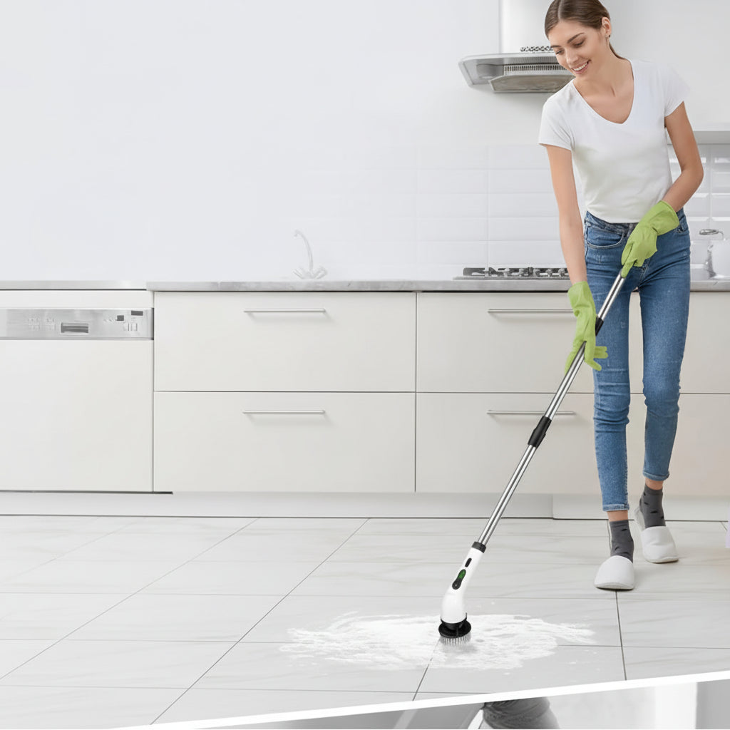 Escova de Limpeza Ajustável Cabeças Substituíveis