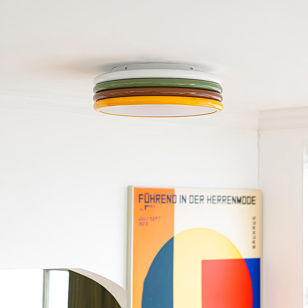 Modern Colorful Dome Ceiling Lamp