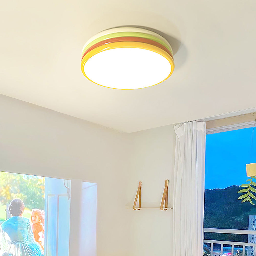 Modern Colorful Dome Ceiling Lamp