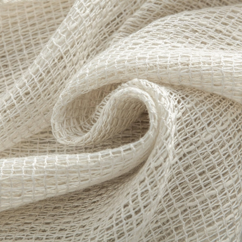 Eden - Soft Woven Texture Semi-transparent Curtains Linen Soft Cap