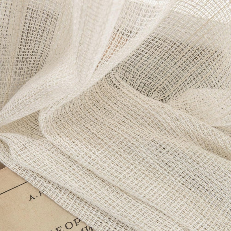 Eden - Soft Woven Texture Semi-transparent Curtains Linen Soft Cap