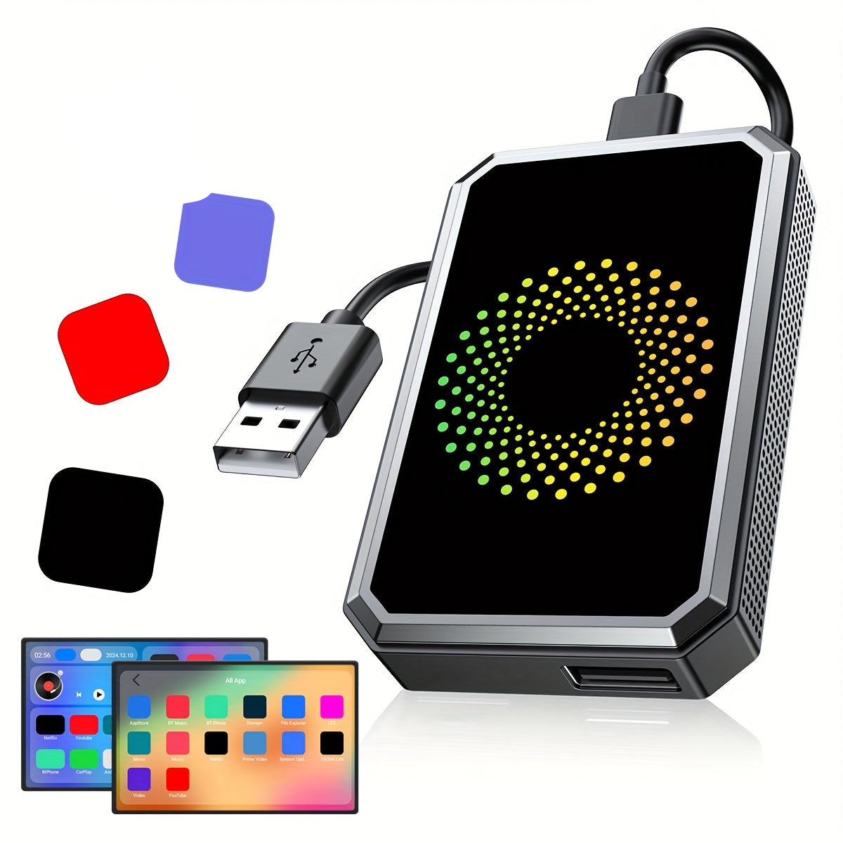 USB Draadloze Carplay Adapter Auto Multimedia Streaming Box