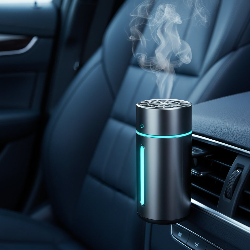 Difusor Automático de Aromas para Carro Ar Fresco Carregamento USB