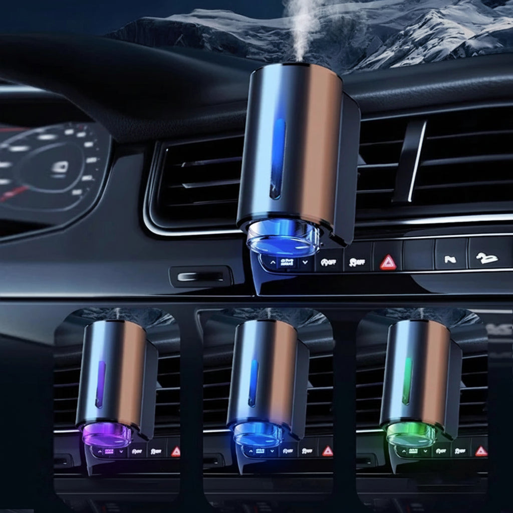 Difusor Automático de Aromas para Carro Ar Fresco Carregamento USB