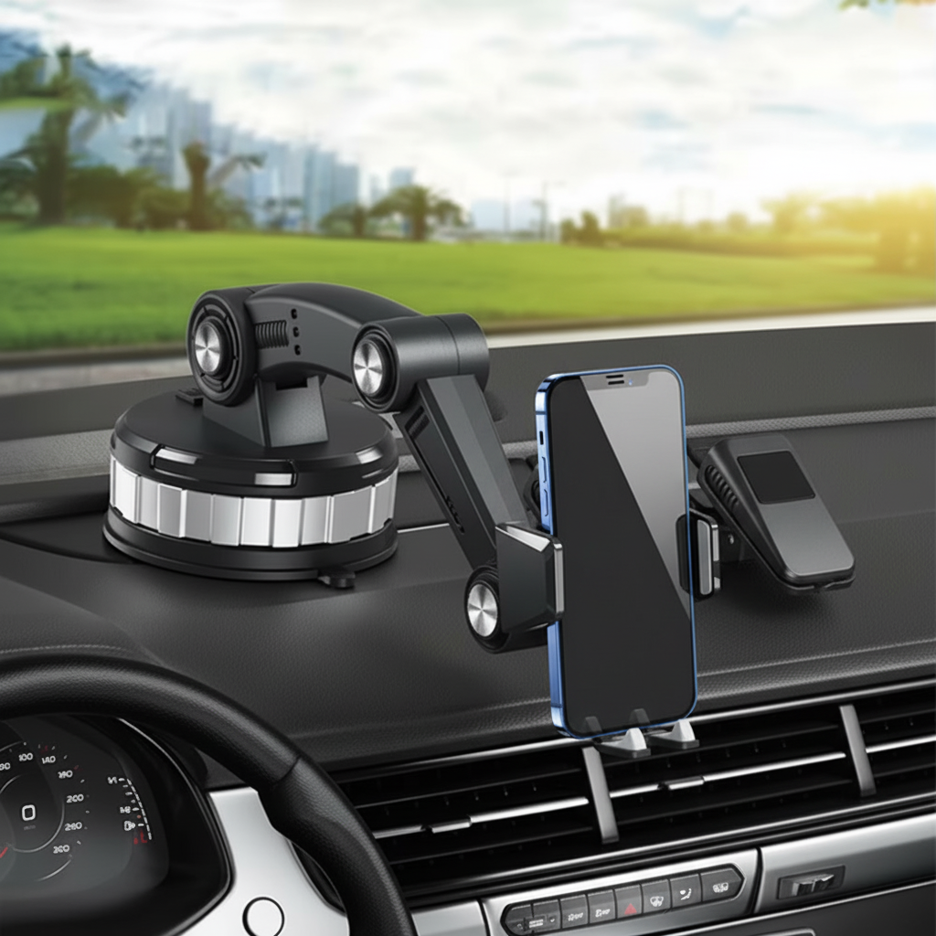 Auto Telefoonhouder 360° Rotatie Sterke Zuignap