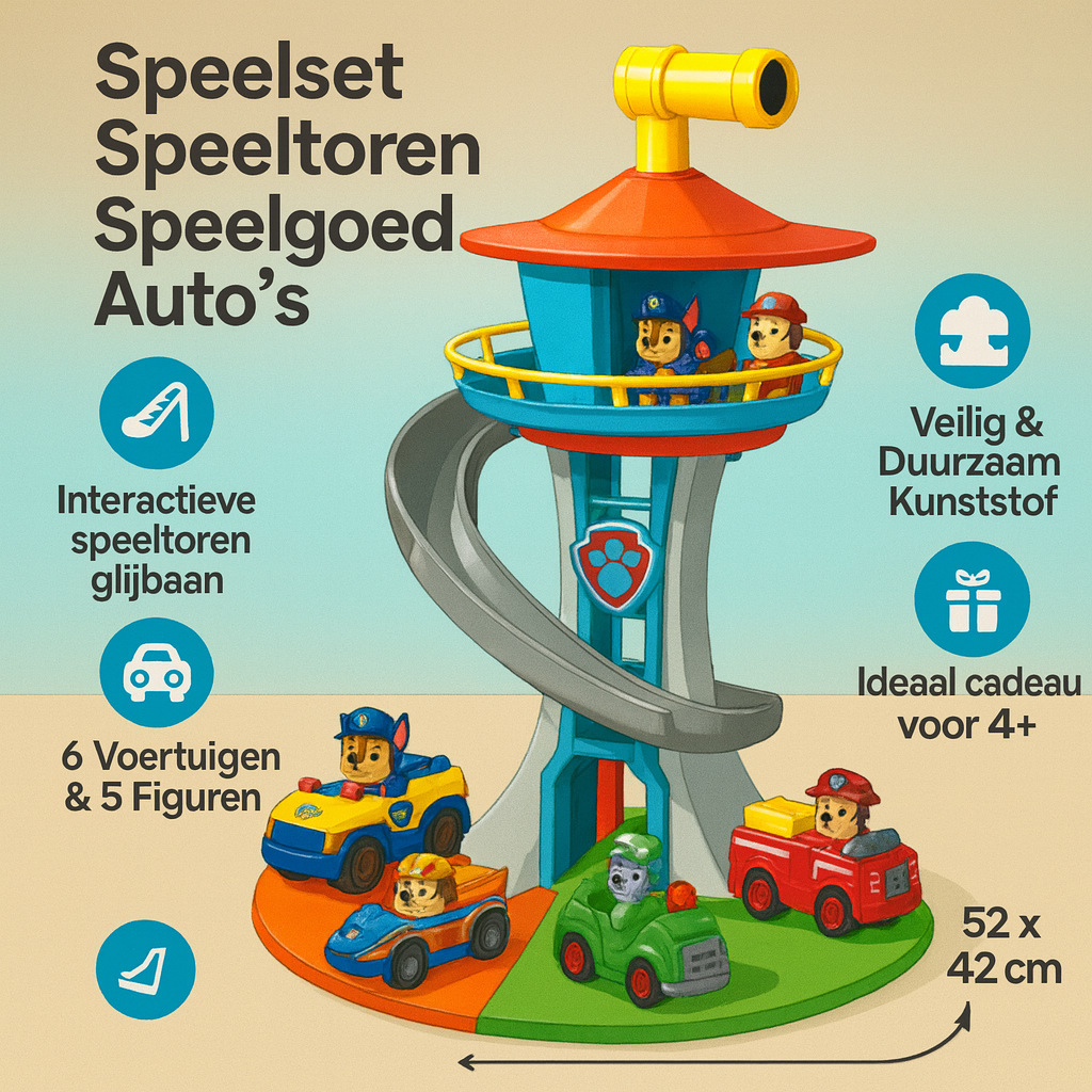 Giocattolo Set Pista Scivolo Auto Plastica Interattiva