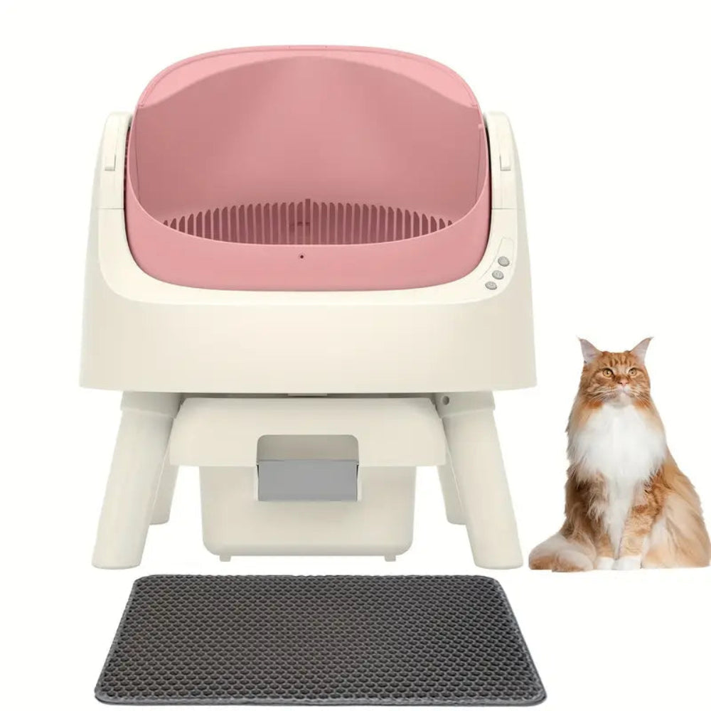 Lettiera Gatto Automatica Autopulente Design Aperto Ingresso Ampio