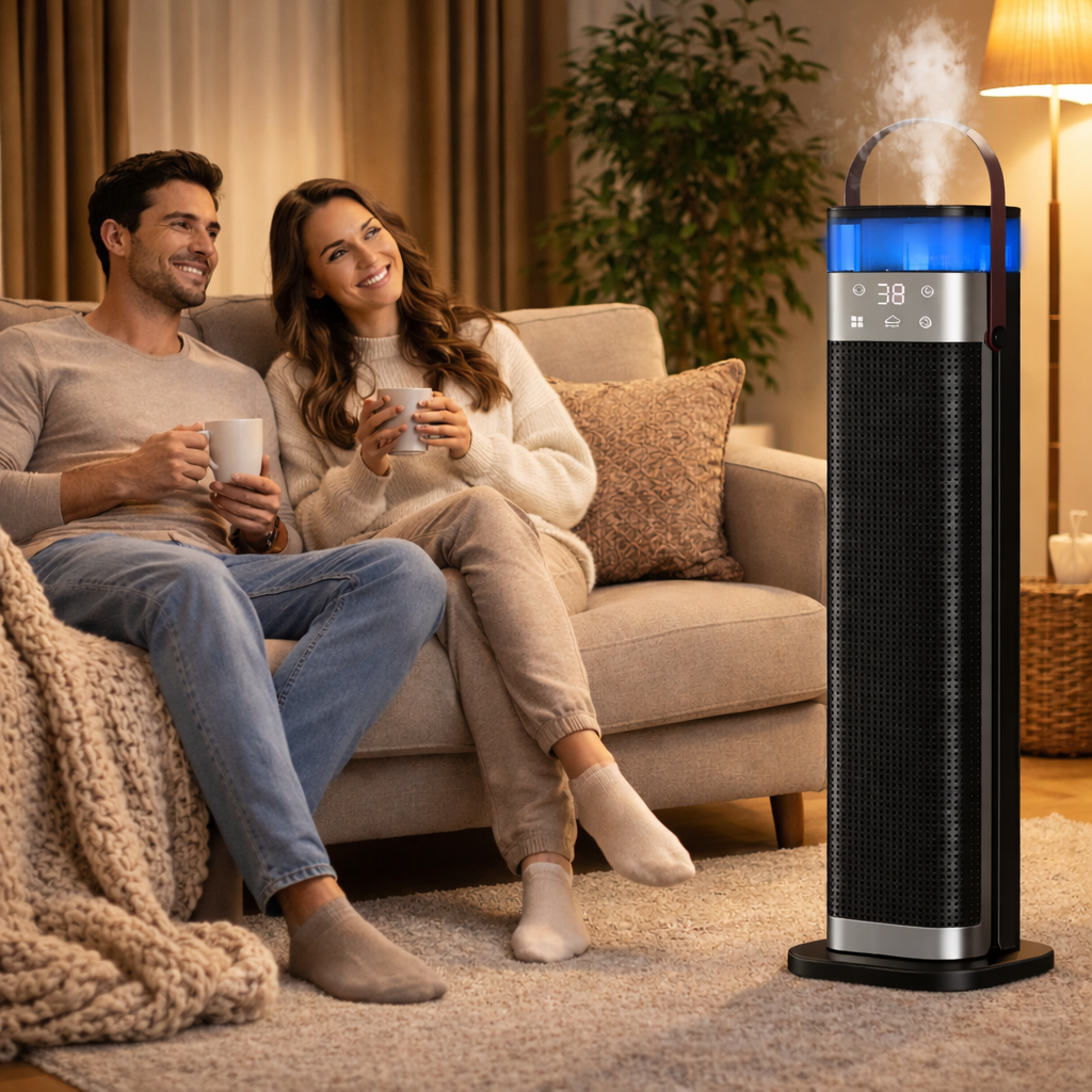 Elektrische Ruimteverwarming 7 Lichtmodi Oscillerend Stille Werking