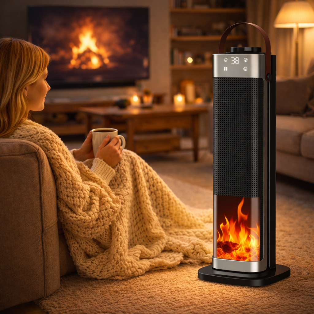 Elektrische Ruimteverwarming 7 Lichtmodi Oscillerend Stille Werking