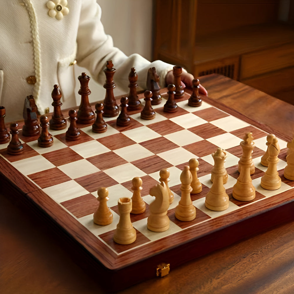 Chess Set Wood Professional Tournament Board