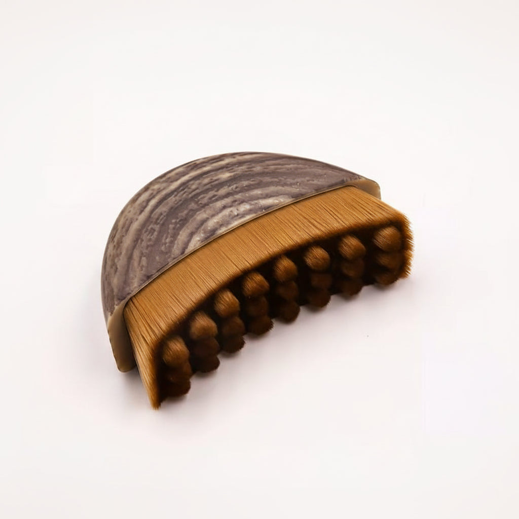 Escova de Limpeza Facial Nylon Cerdas Suaves Queixo Linha da Mandíbula Massagem