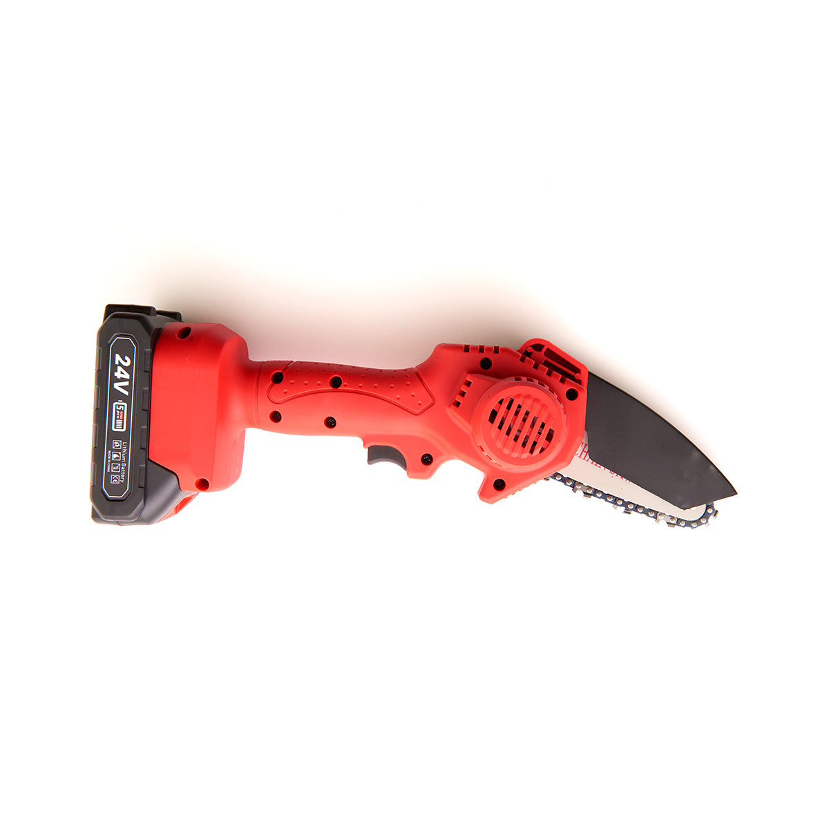 Cordless Electric Mini Chainsaw 24V Battery Powered 550W Motor 6