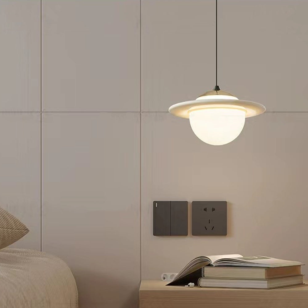 Creatieve Kleurige Planeet Glazen Hanglamp