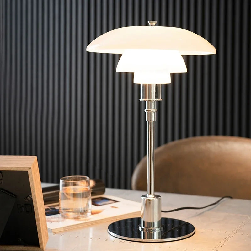 LumeSphere – Bureaulamp van Glas met Dimbare LED
