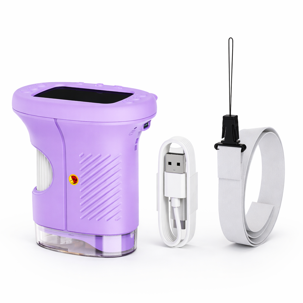 Microscópio Digital para Crianças Portátil com Ecrã e Câmara