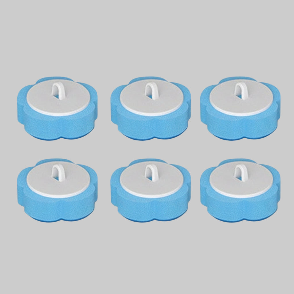 Disposable Toilet Cleaning Kit with Sponge Brush Heads and Caddy 11