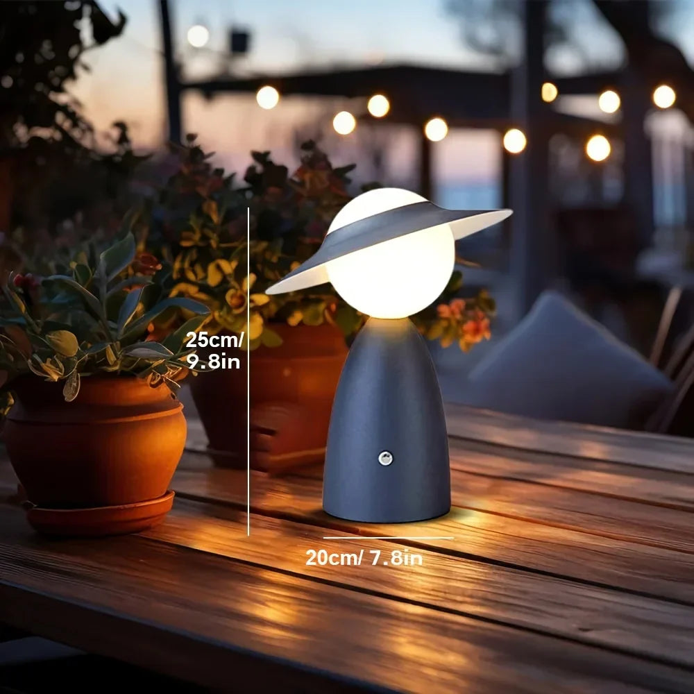 LumiCharge - Draadloze LED Bureaulamp met Touchbediening & Oplaadfunctie, Moderne Verlichting