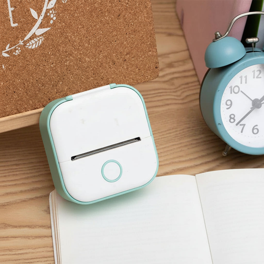 Draagbare Thermische Printer Zonder Inkt Fotos Stickers