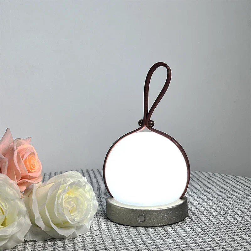 LumeSphere - Draadloze LED Lantaarn – Draagbare Tafellamp met Warm Licht