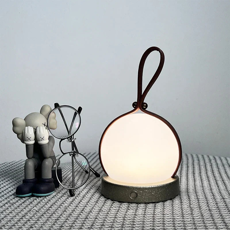 LumeSphere - Draadloze LED Lantaarn – Draagbare Tafellamp met Warm Licht