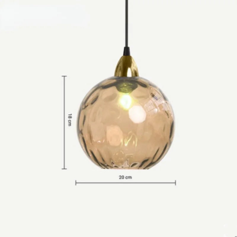 HelderBol - Glazen Bol Hanglamp