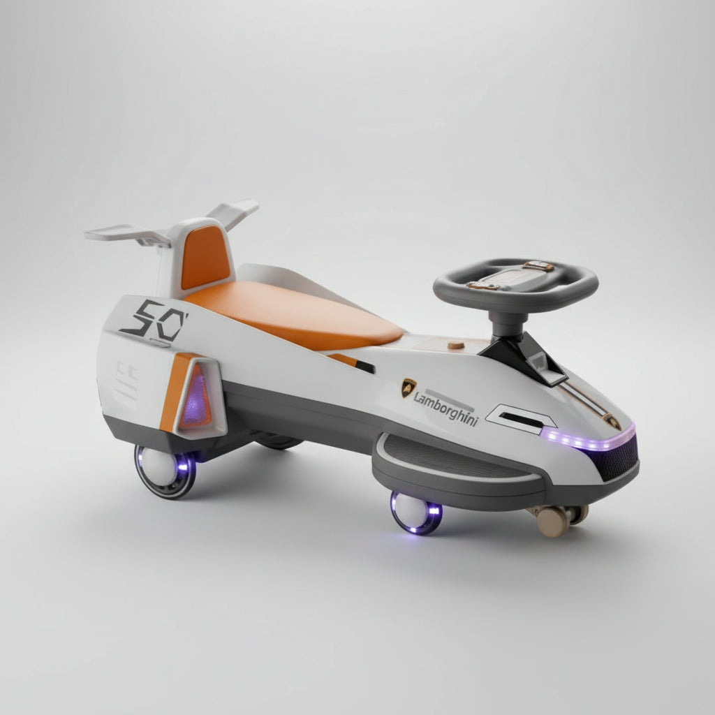 Auto Elettrica Bambini ABS 12 V, Robusta Guida Interna Esterna