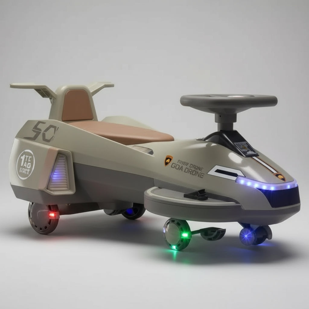 Auto Elettrica Bambini ABS 12 V, Robusta Guida Interna Esterna