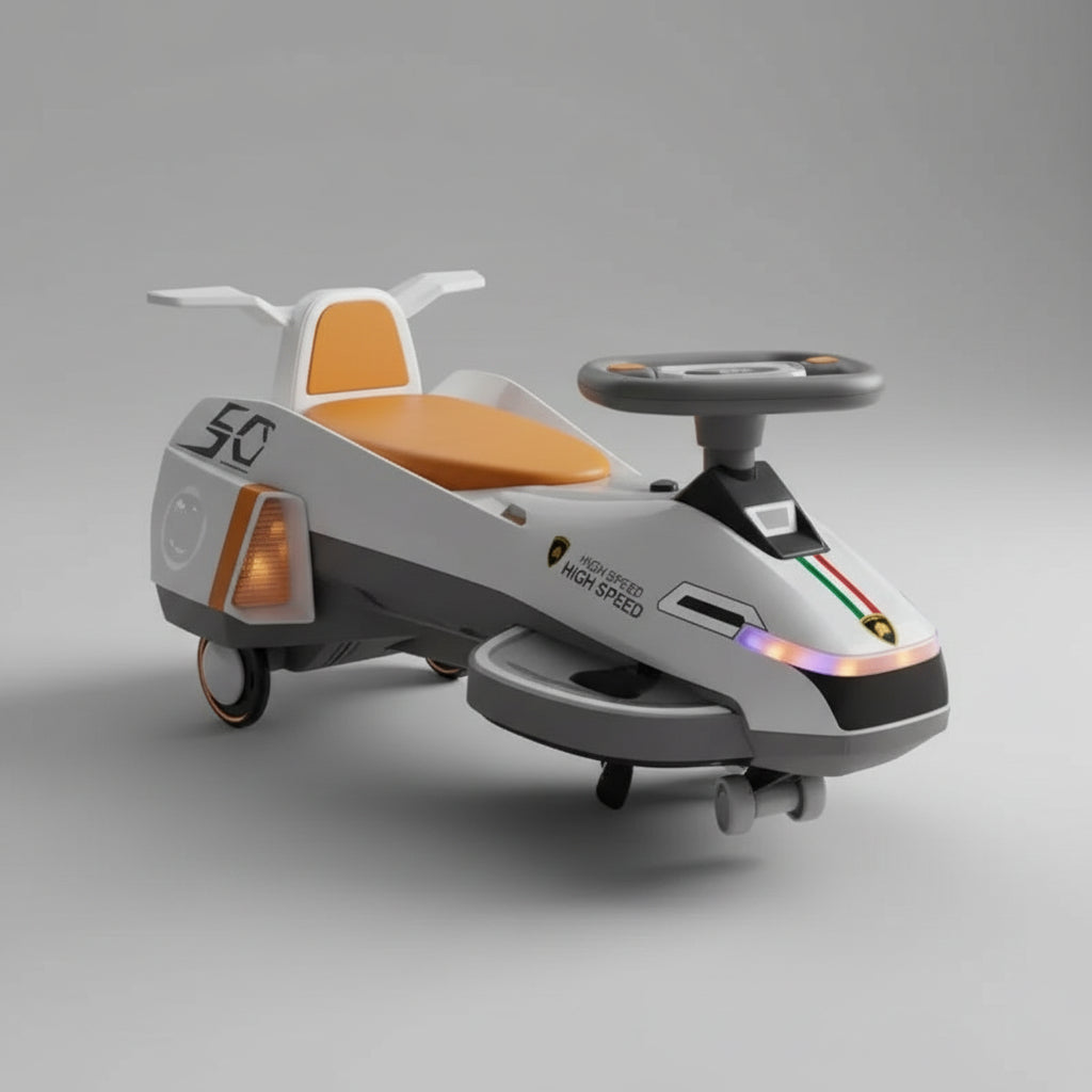 Auto Elettrica Bambini ABS 12 V, Robusta Guida Interna Esterna