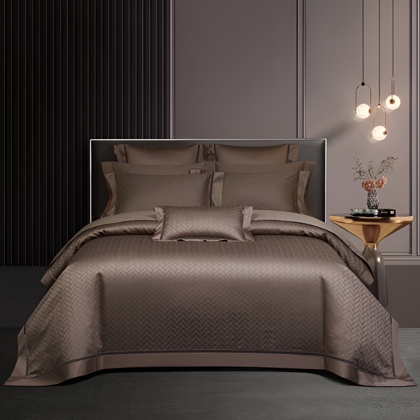 Elegance Gold Duvet Cover Set (Egyptian Cotton)