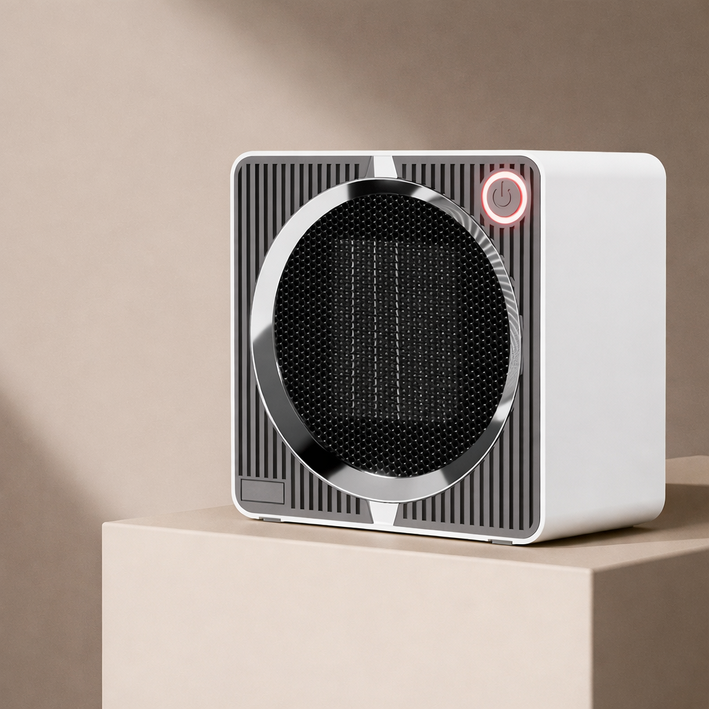 Aquecedor Elétrico Cerâmico Mini para Secretária Silencioso