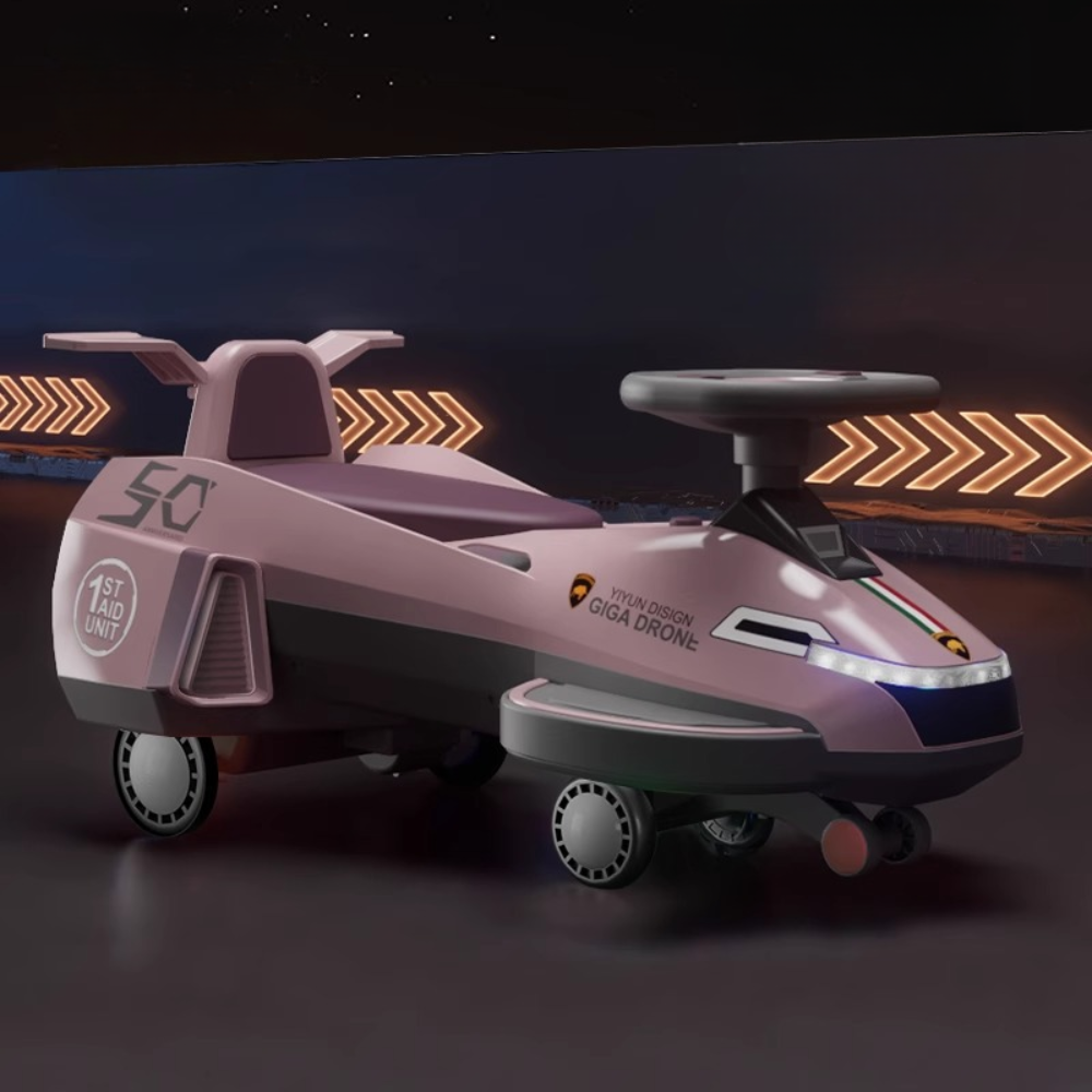 Elektrische Kinderauto 12V Wiggle Swing Voertuig voor Actief Spelen 1