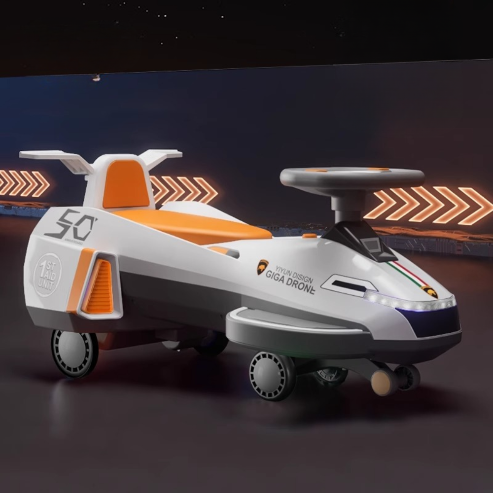 Elektrische Kinderauto 12V Wiggle Swing Voertuig voor Actief Spelen 3