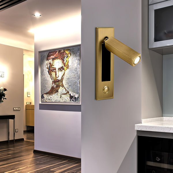 FlexGlow – Lámpara de pared LED minimalista con brazo ajustable