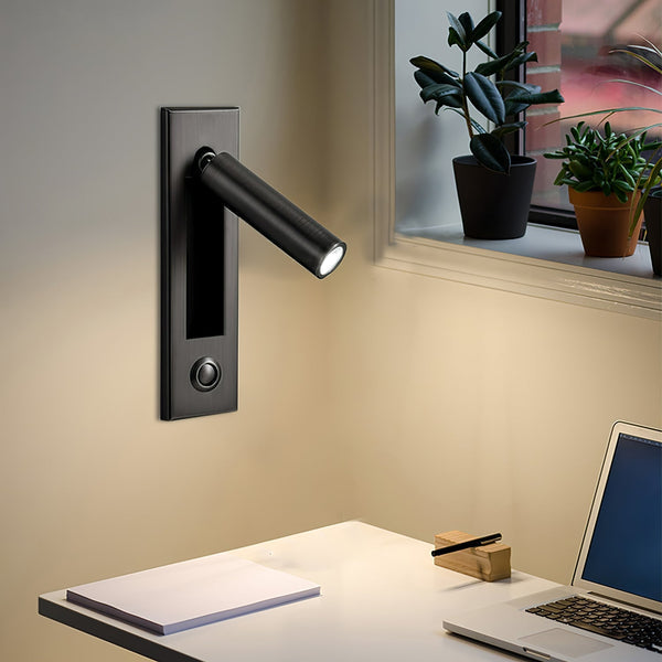 FlexGlow – Lámpara de pared LED minimalista con brazo ajustable