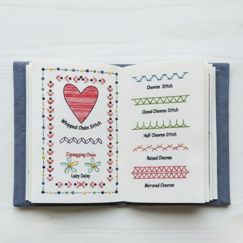 Conjunto de Bordado Relaxamento 60 Padrões Únicos Iniciantes