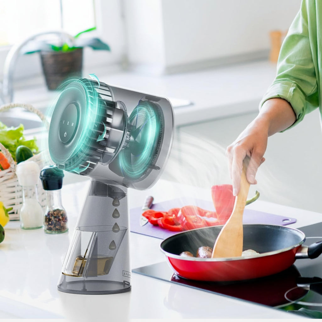 Afzuigkap Draagbaar Keuken Compact Rook Geurfilter