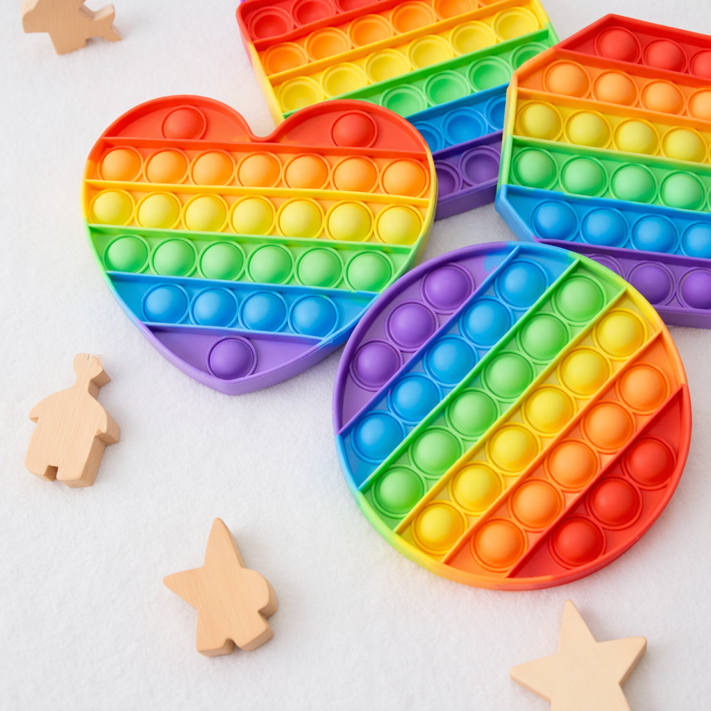 Brinquedo de Fidget Sensorial para Crianças Pequenas Jogo de Pressão Sensorial