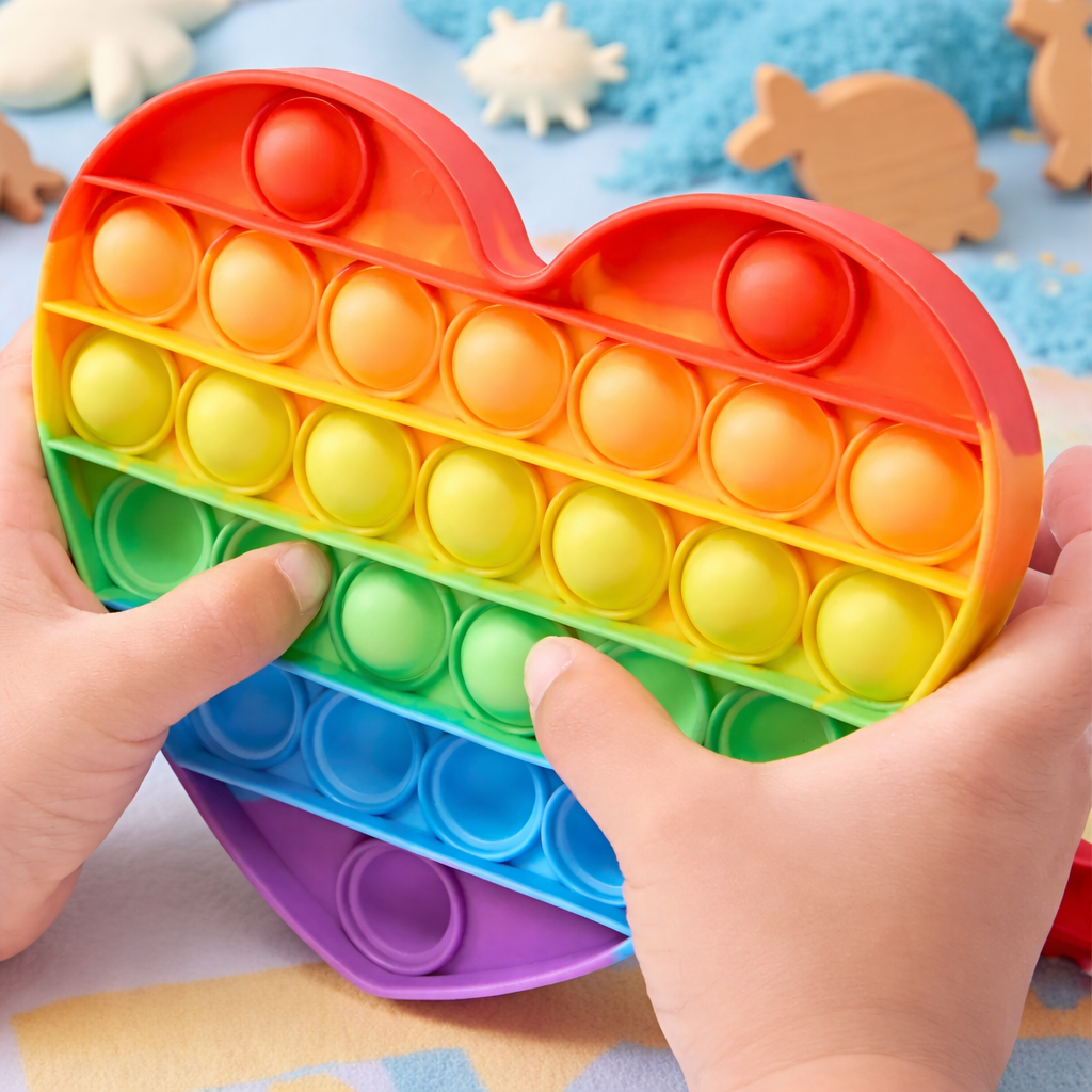 Brinquedo de Fidget Sensorial para Crianças Pequenas Jogo de Pressão Sensorial