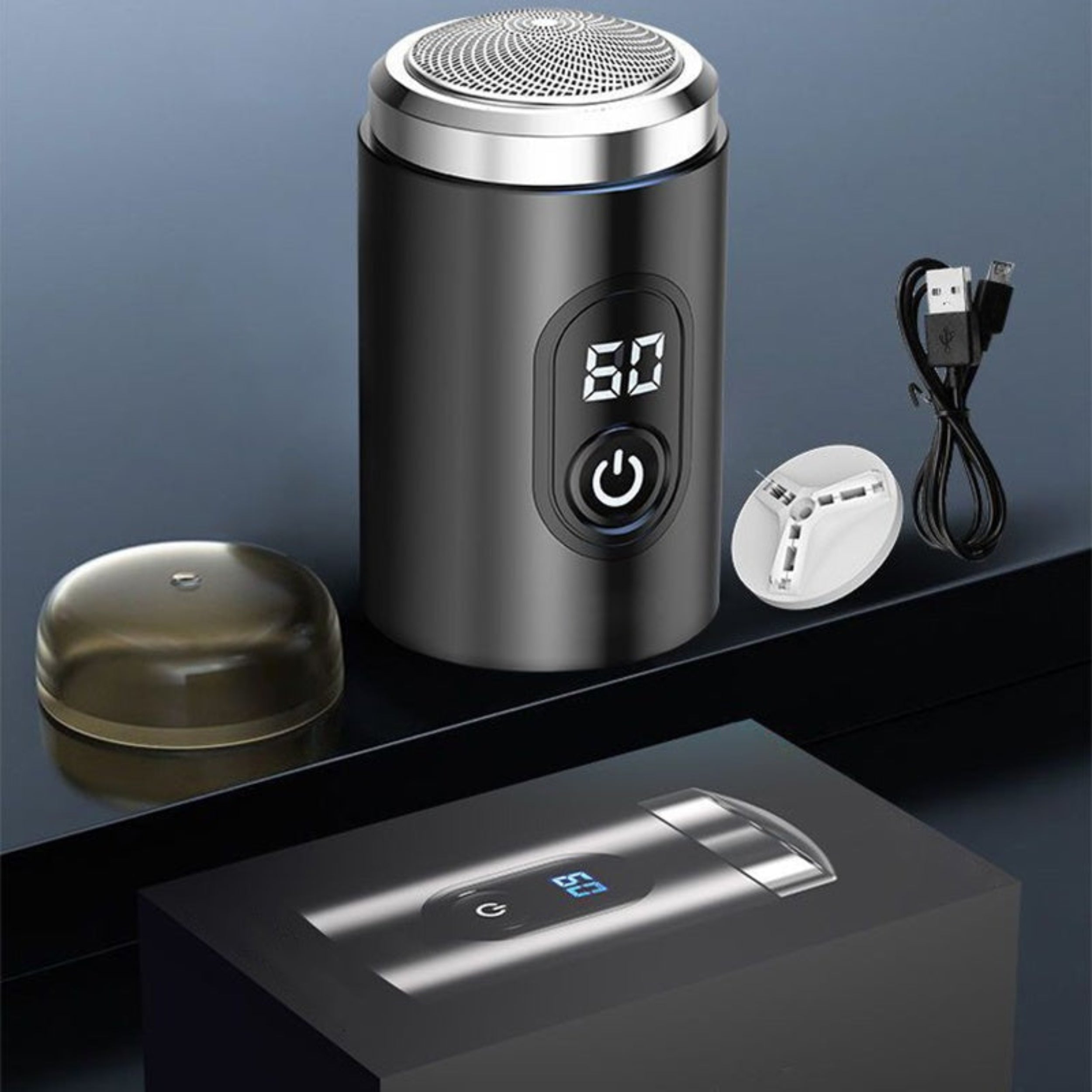 Foil Shaver Mini Waterproof Electric Shaver for Men and Women 7