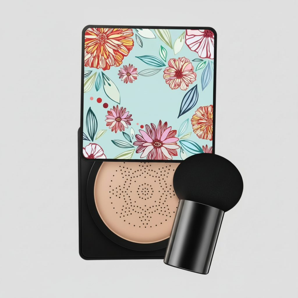 Foundation Cream Sponge Applicator Natural Coverage