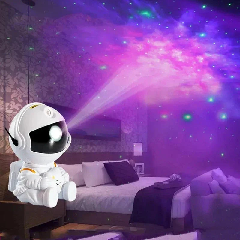GalaxyGlow - Astronaut LED Nachtlamp met Sterrenprojectie