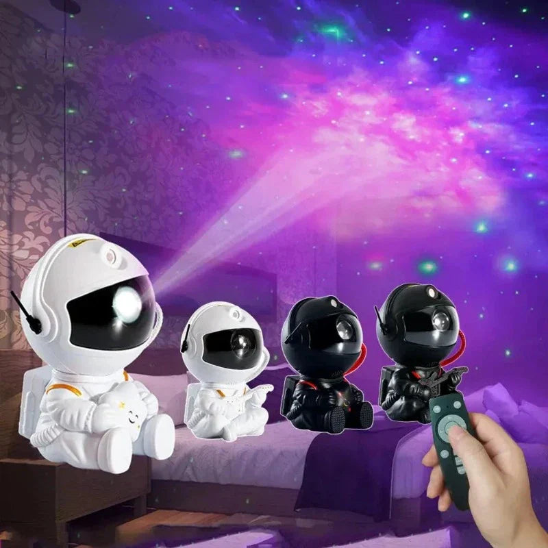 GalaxyGlow - Astronaut LED Nachtlamp met Sterrenprojectie