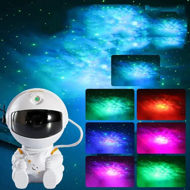 GalaxyGlow - Astronaut LED Nachtlamp met Sterrenprojectie