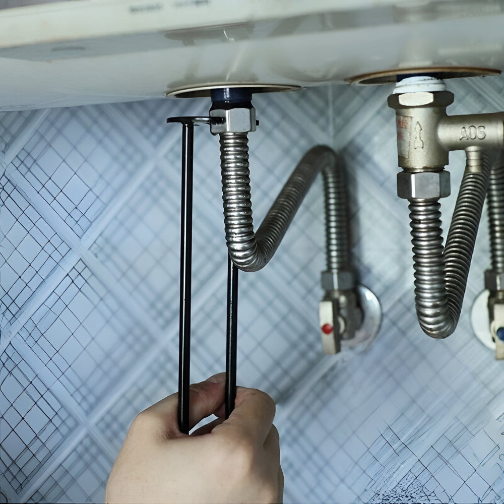 Chave de Grifo Universal em Aço Carbono para Instalação