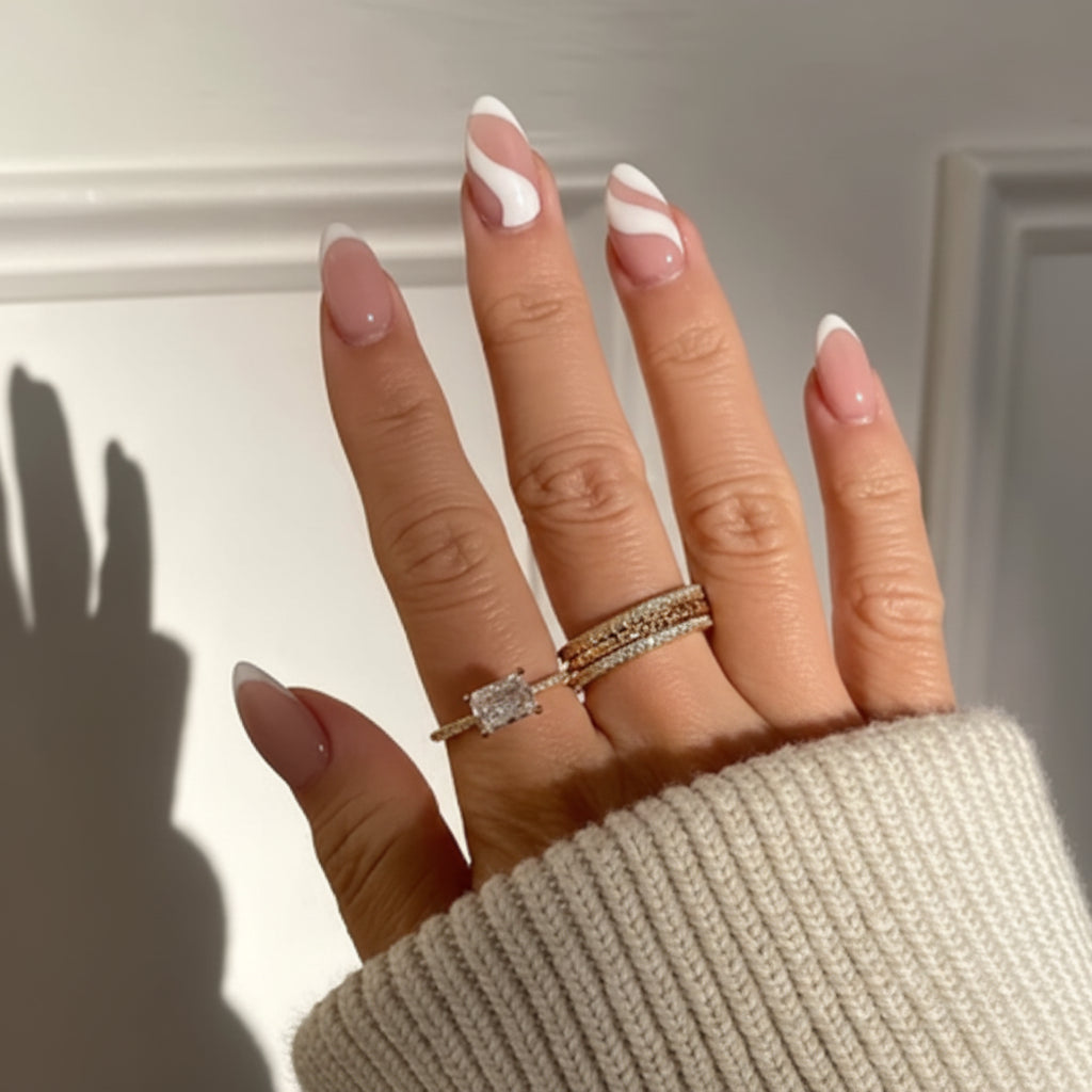 Anel Empilhável Elegante Pavê em Prata Esterlina 925