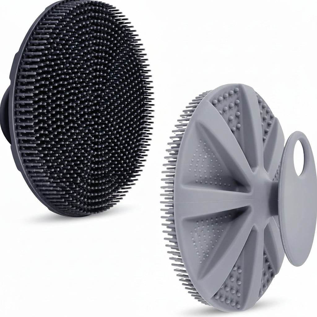 Doucheborstel Siliconen Lichaamsborstel Ergonomische Grip